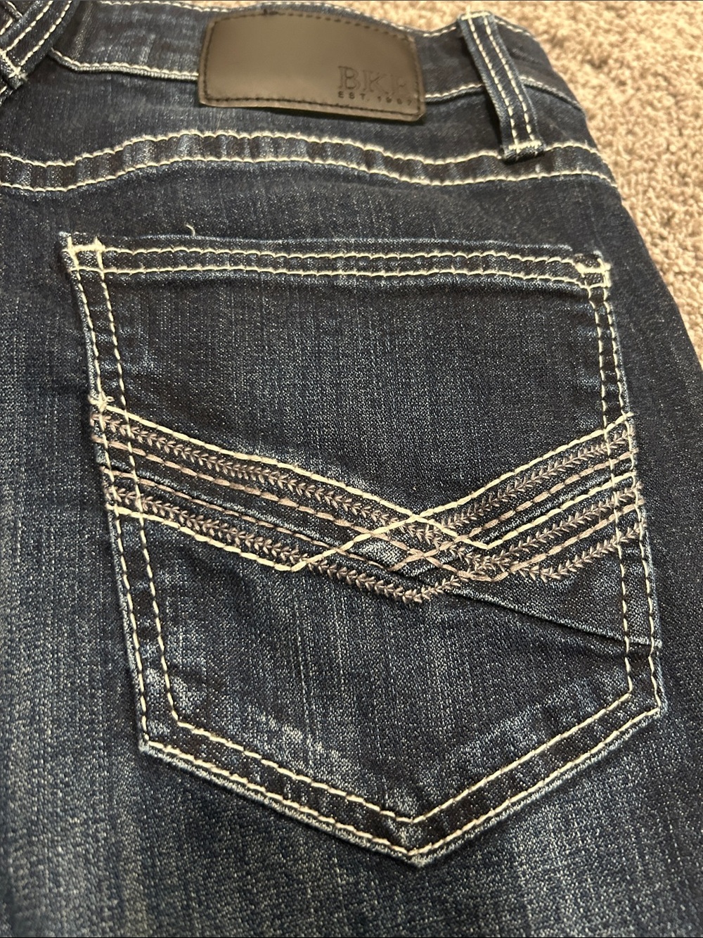 BKE Men's Jake Straight Jeans 32x34 - Picture 3 of 7